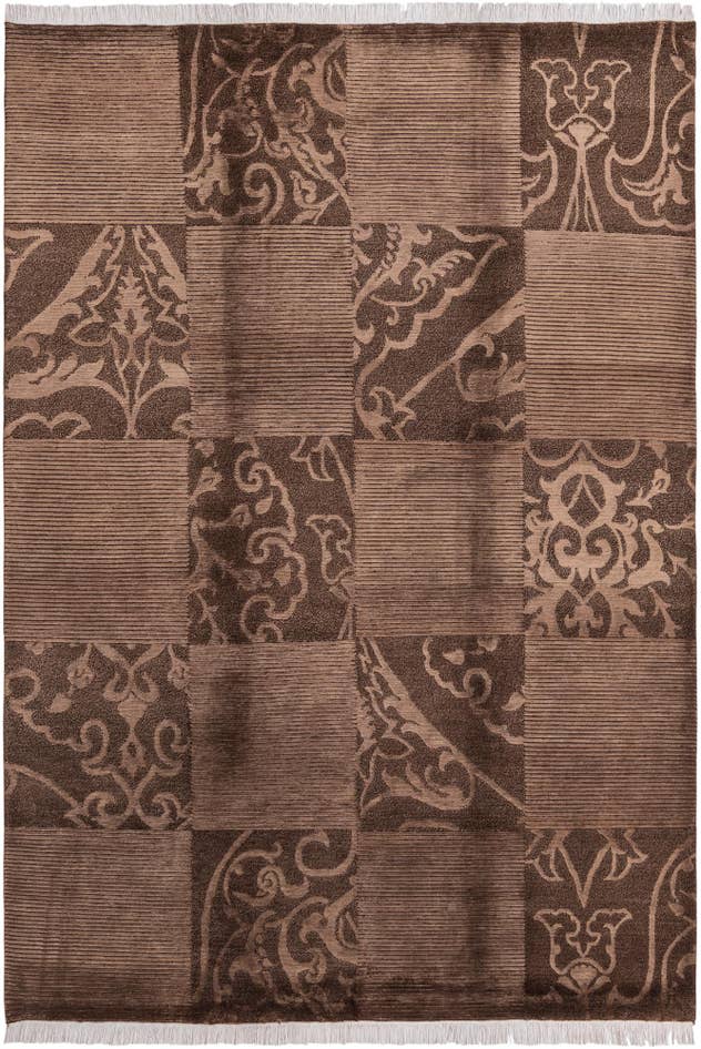 Detail image of 5' 10 x 8' 4 Hand Knotted Darya Wool Rug