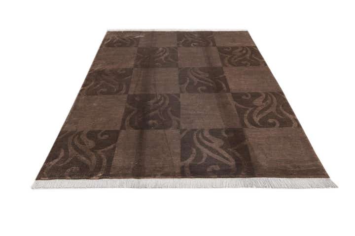 5' 8 x 8' 1 Hand Knotted Darya Wool Rug