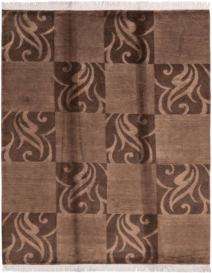 Detail image of 5' 8 x 8' 1 Hand Knotted Darya Wool Rug