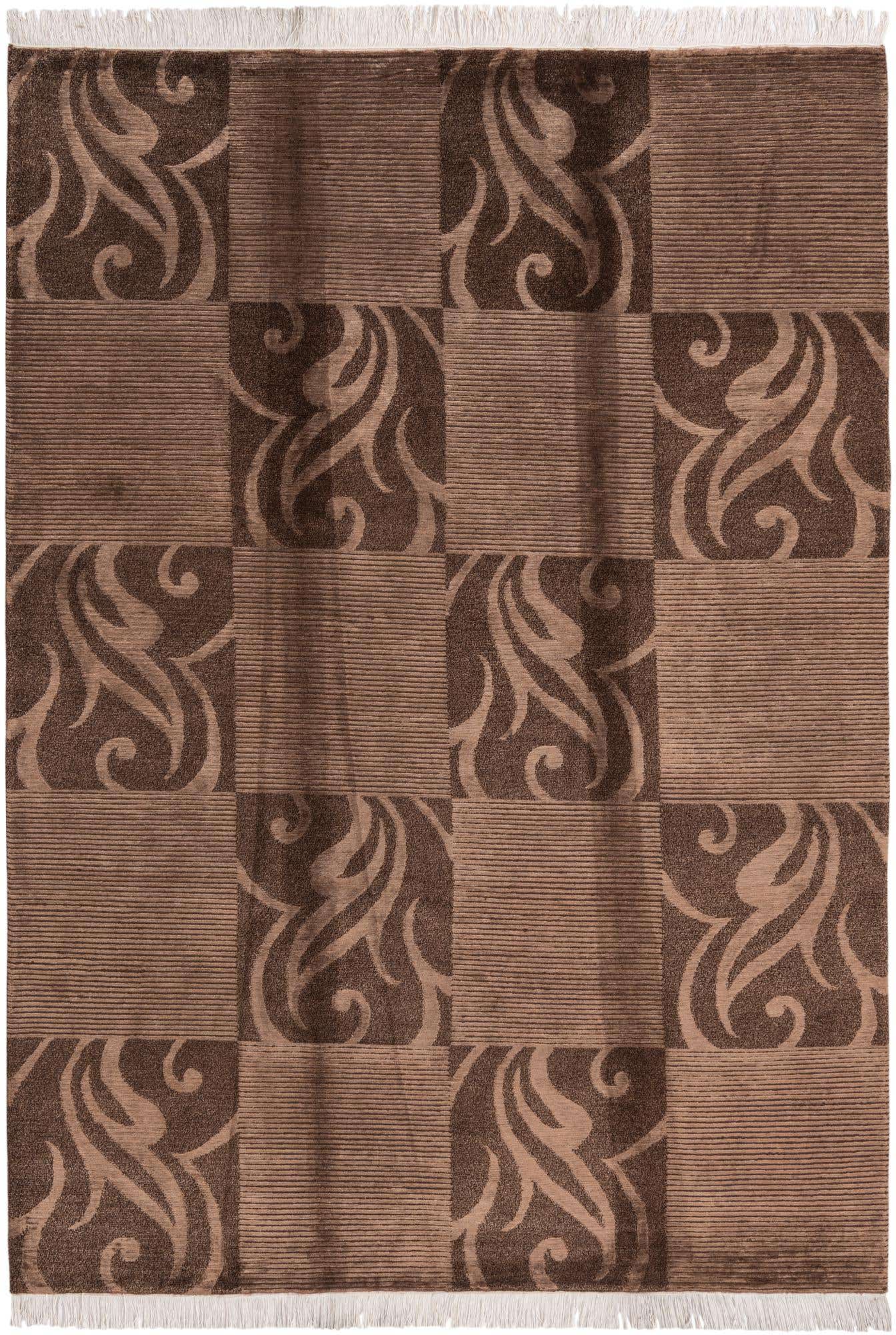 5' 8 x 8' 1 Hand Knotted Darya Wool Rug