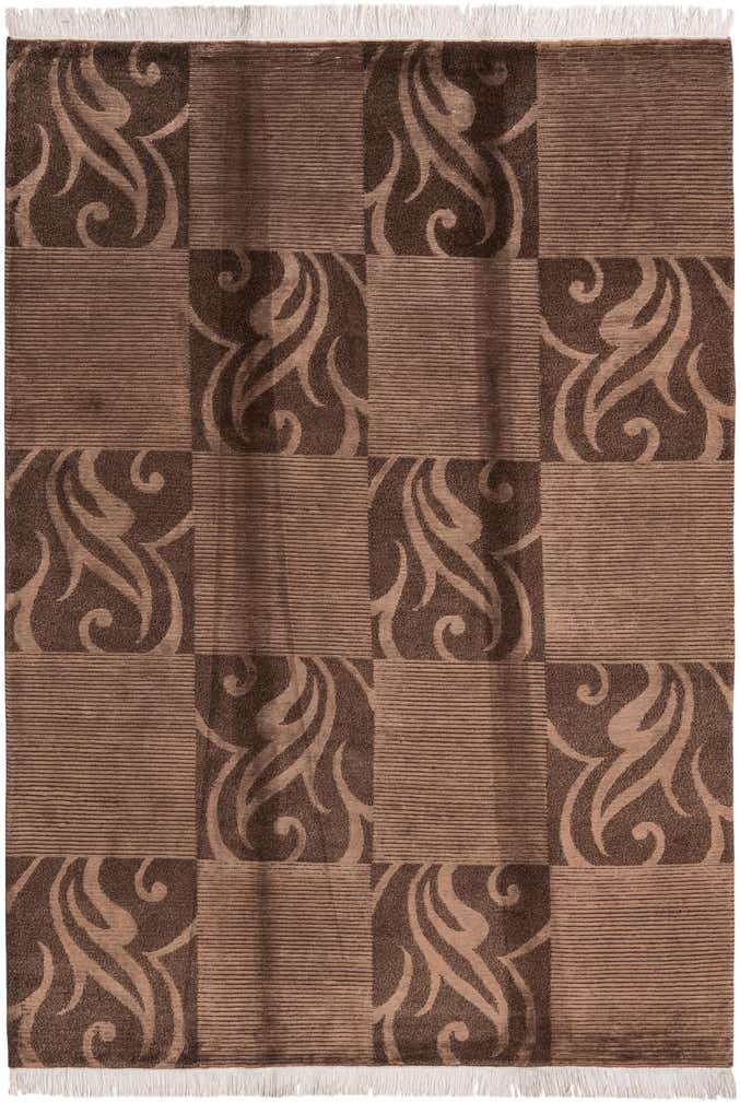 5' 8 x 8' 1 Hand Knotted Darya Wool Rug