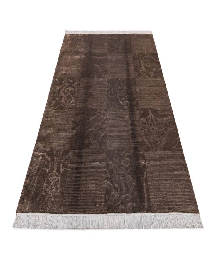 Detail image of 5' 8 x 8'  Hand Knotted Darya Wool Rug