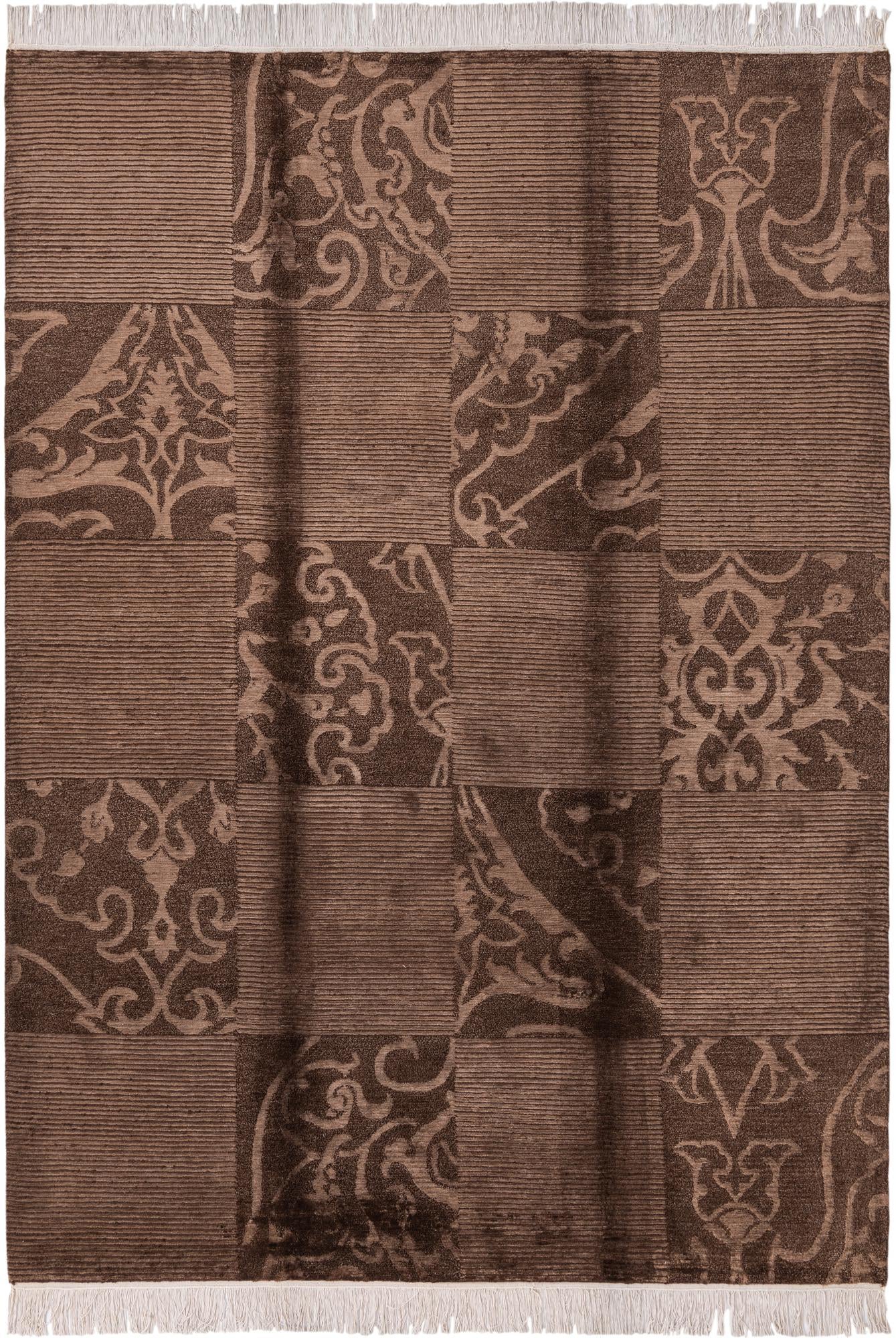 5' 8 x 8' Hand Knotted Darya Wool Rug