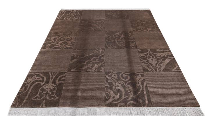Detail image of 5' 9 x 8' 1 Hand Knotted Darya Wool Rug