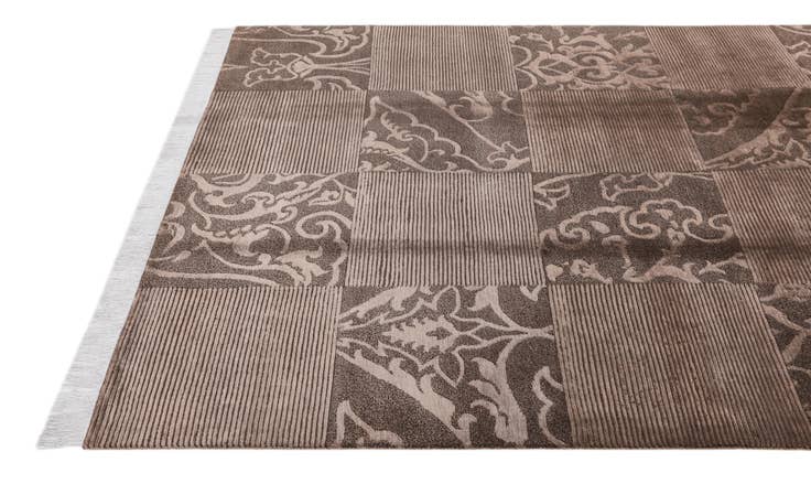 Detail image of 5' 9 x 8' 1 Hand Knotted Darya Wool Rug