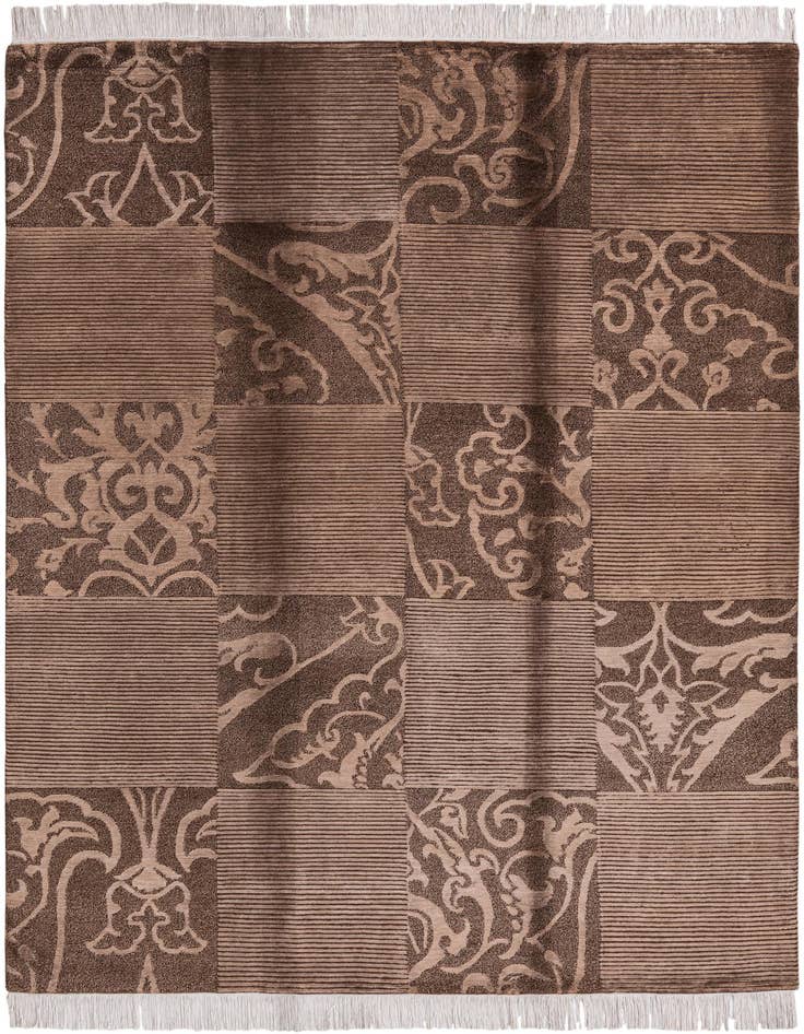 Detail image of 5' 9 x 8' 1 Hand Knotted Darya Wool Rug