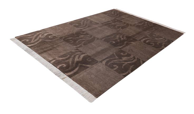 Detail image of 5' 8 x 8' Hand Knotted Darya Wool Rug