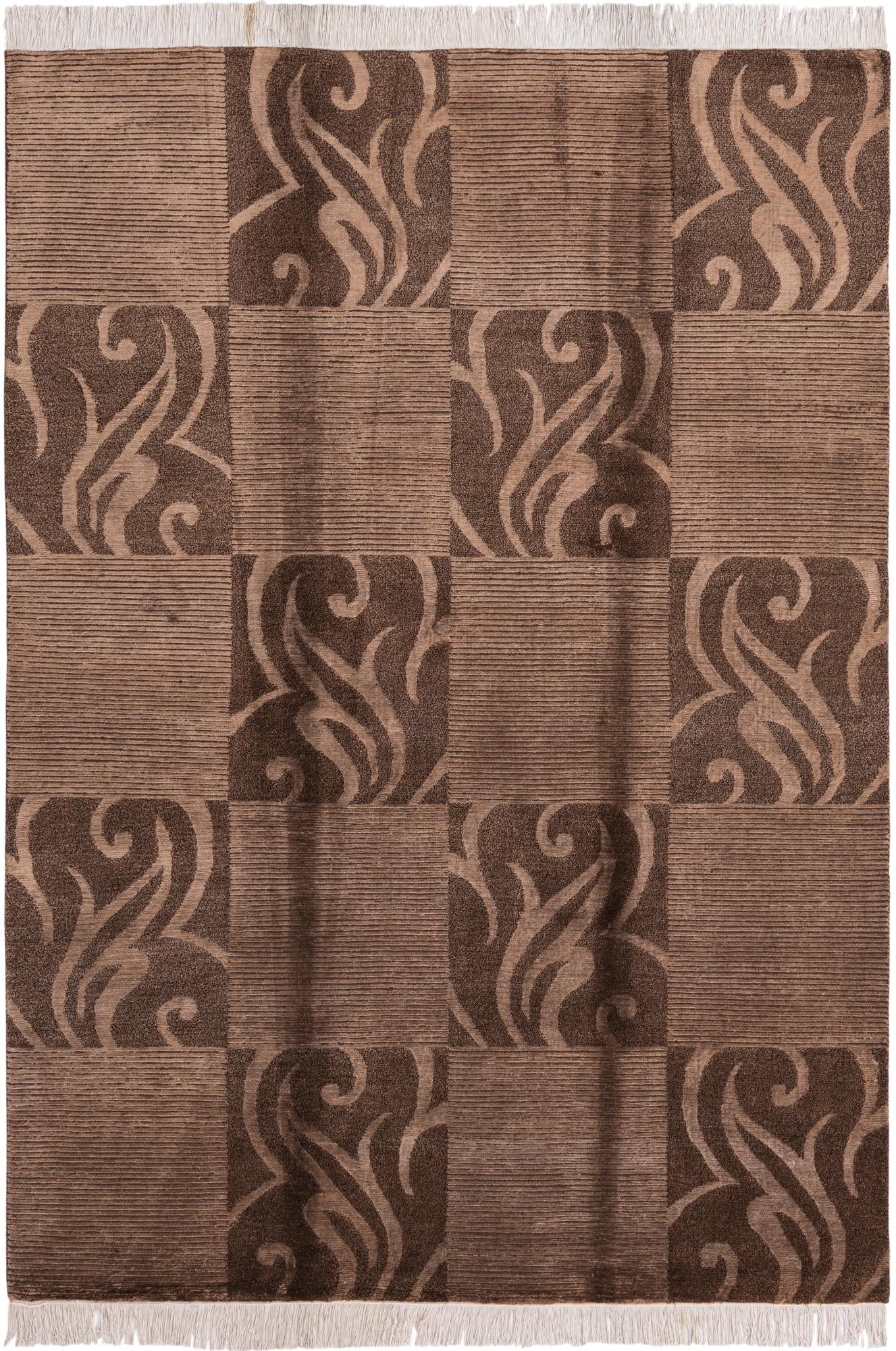 5' 8 x 8' Hand Knotted Darya Wool Rug