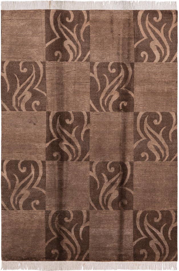 Detail image of 5' 8 x 8' Hand Knotted Darya Wool Rug