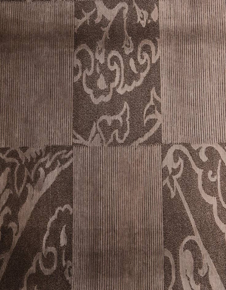 Detail image of 5' 8 x 8'  Hand Knotted Darya Wool Rug