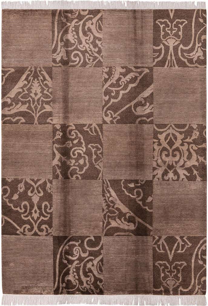 175cm x 245cm Handgeknoopt Darya Wol Vloerkleed