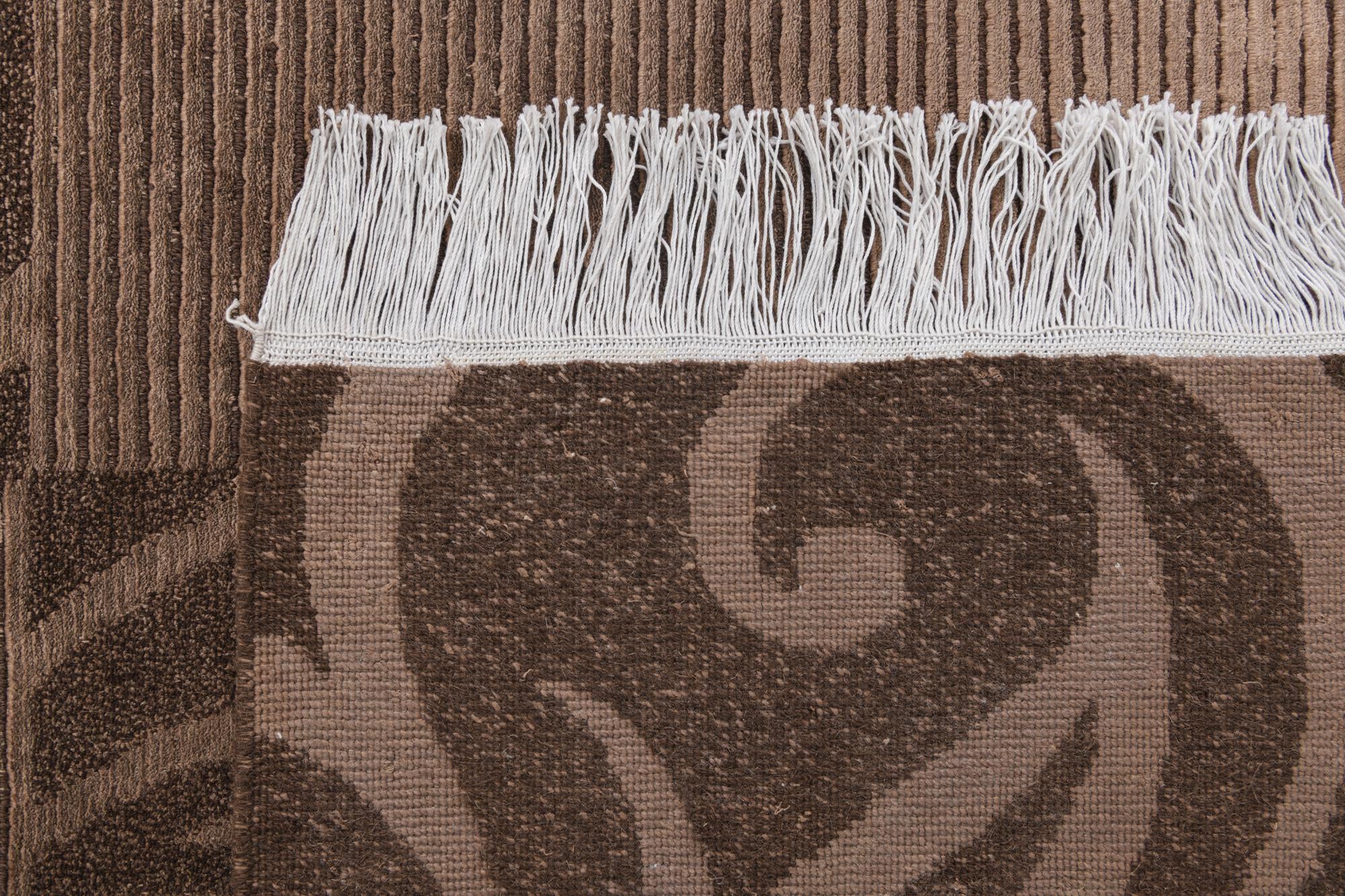 5' 8 x 7' 11 Hand Knotted Darya Wool Rug