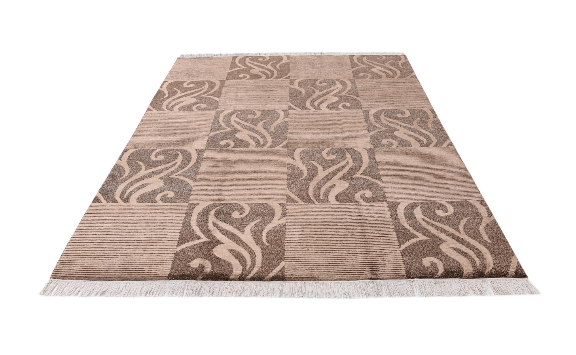 5' 7 x 8' Hand Knotted Darya Wool Rug