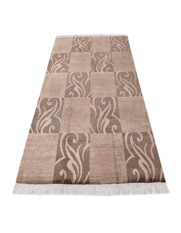 Detail image of 5' 7 x 8'  Hand Knotted Darya Wool Rug