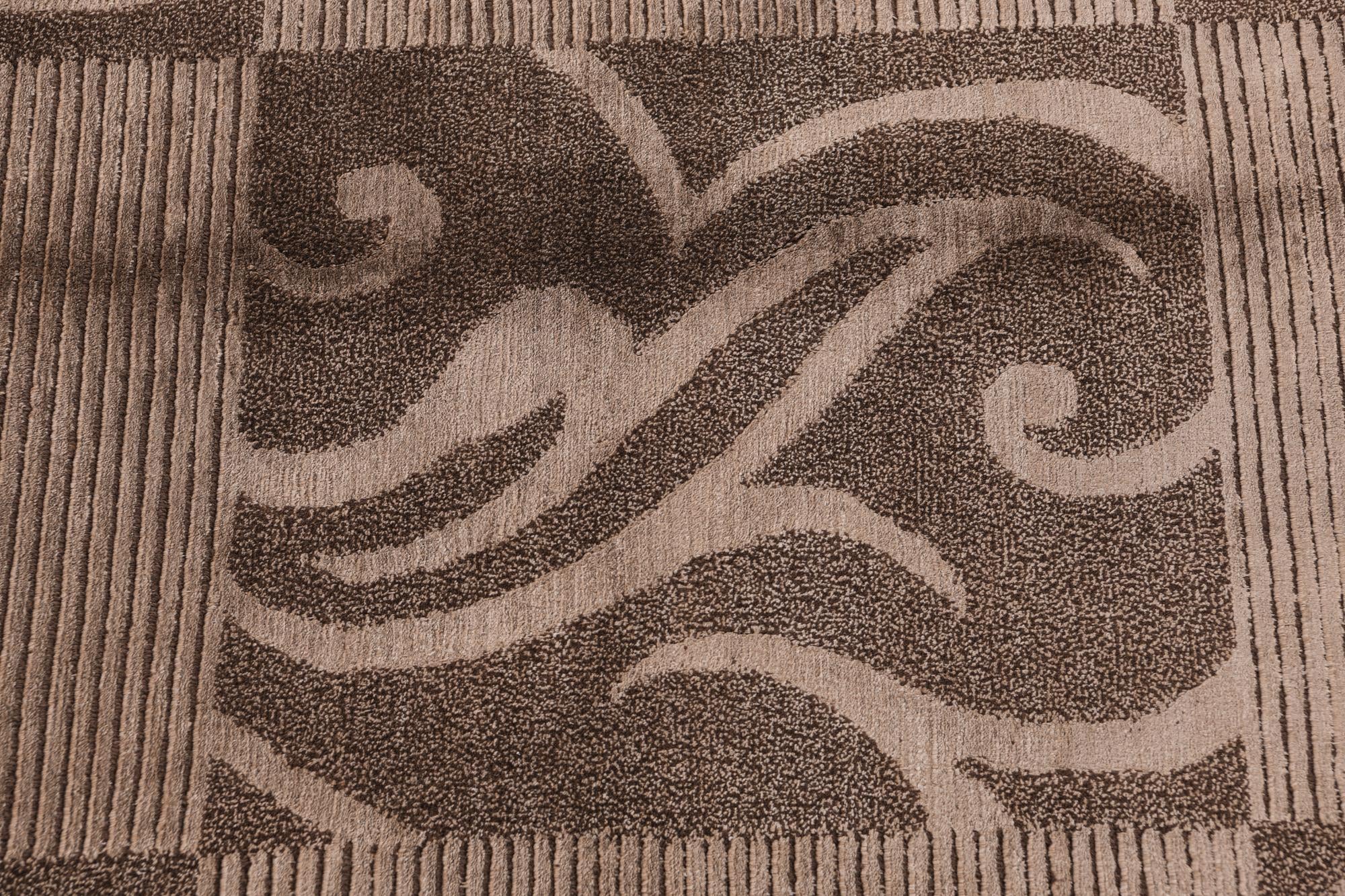5' 7 x 8' Hand Knotted Darya Wool Rug