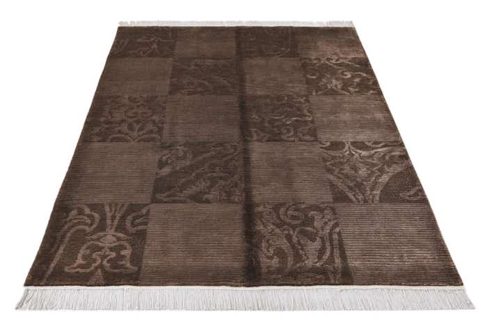 4' 2 x 6' 2 Hand Knotted Darya Wool Rug