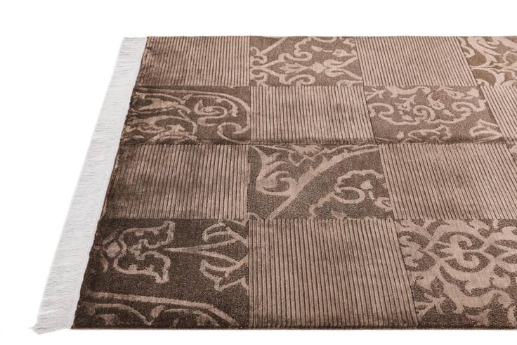 Detail image of 4' 2 x 6' 2 Hand Knotted Darya Wool Rug
