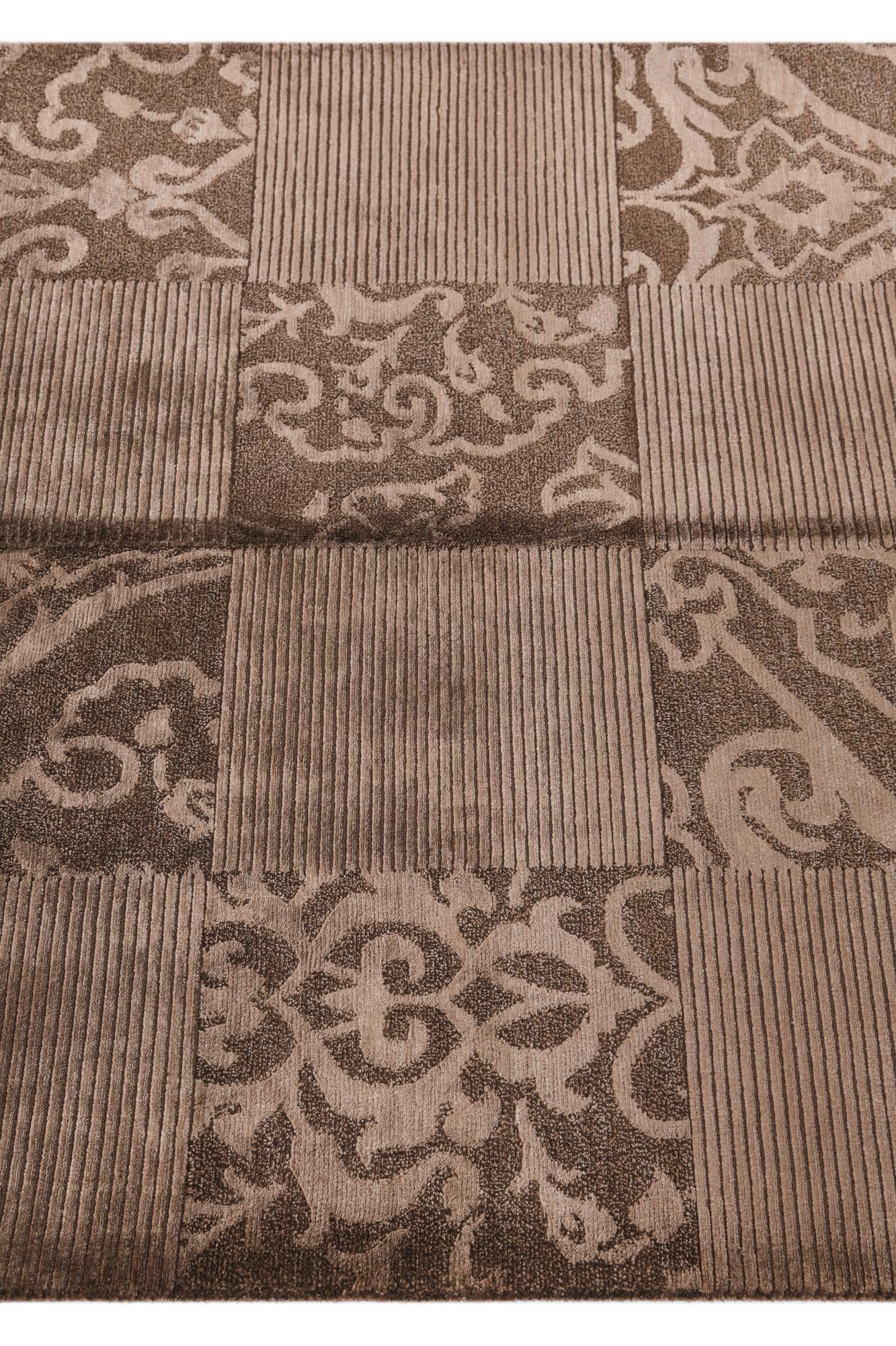 4' 2 x 6' 2 Hand Knotted Darya Wool Rug