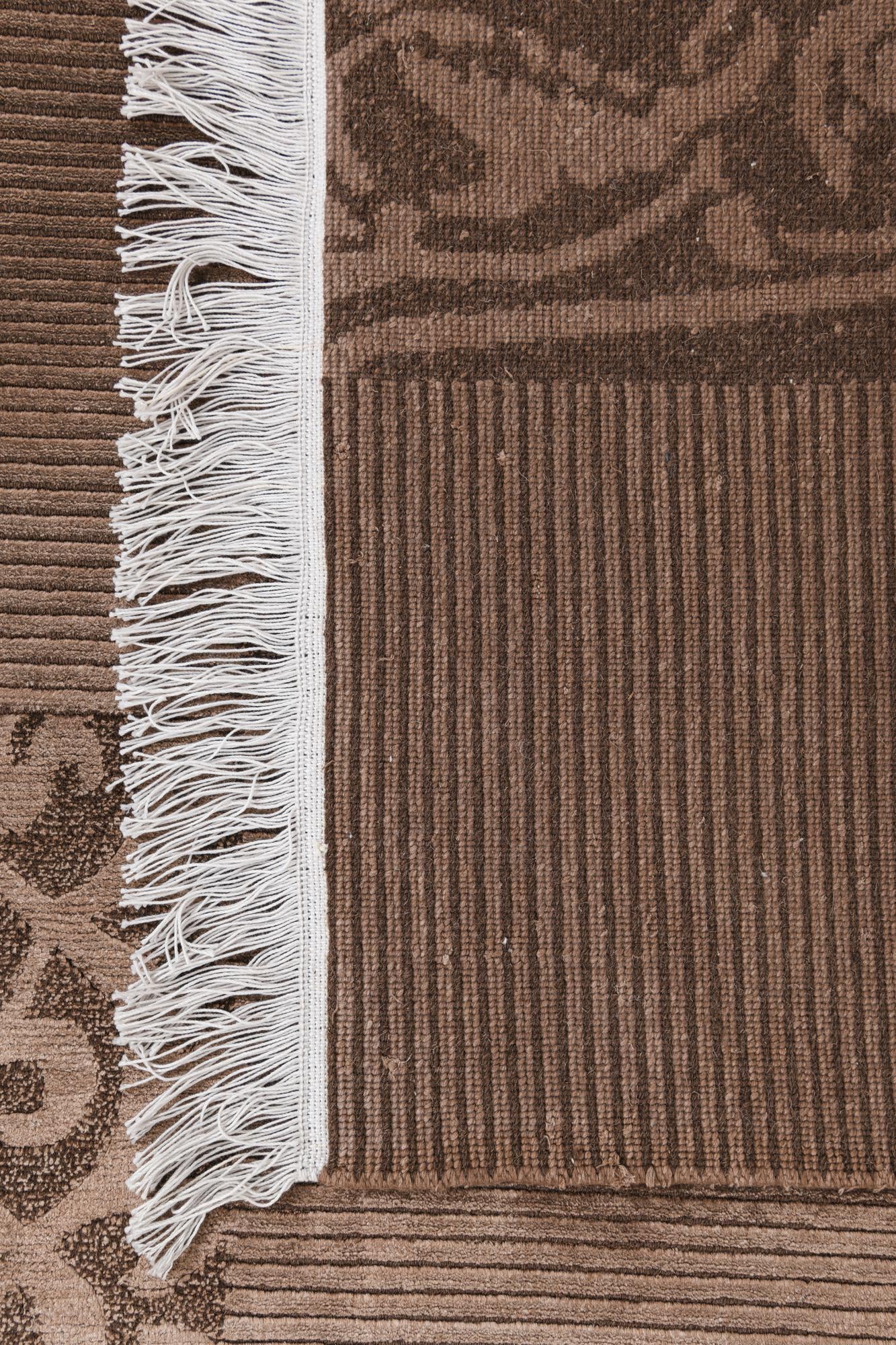 4' 2 x 6' 2 Hand Knotted Darya Wool Rug
