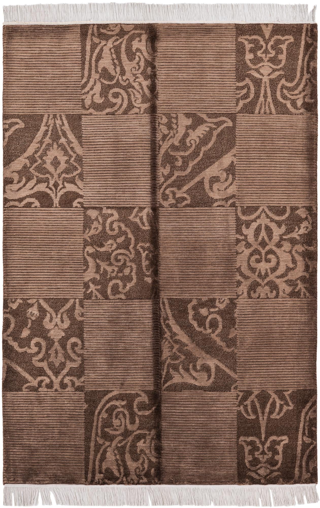 4' 2 x 6' 2 Hand Knotted Darya Wool Rug