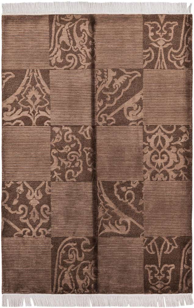 4' 2 x 6' 2 Hand Knotted Darya Wool Rug