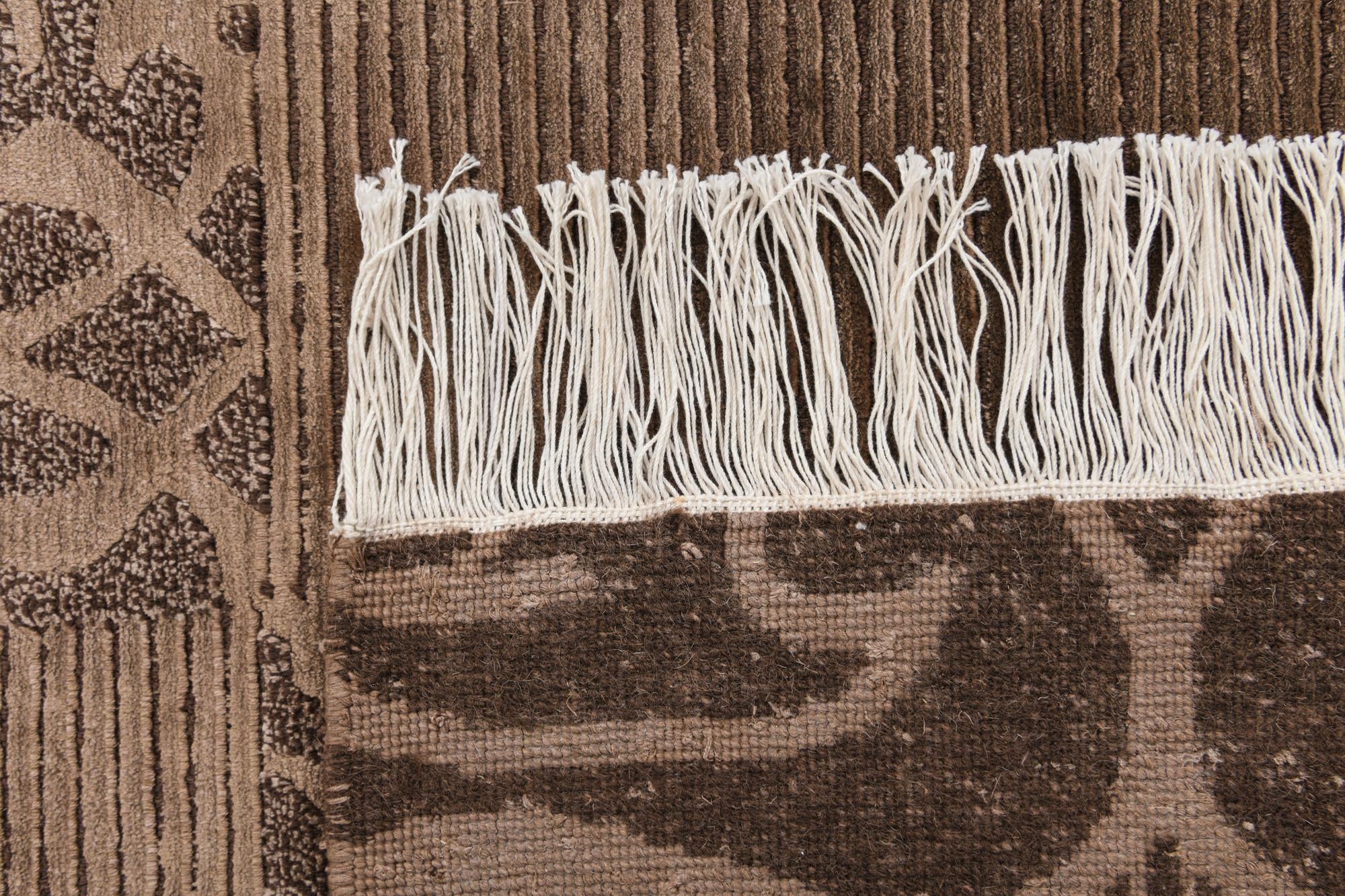 2' 9 x 4' 11 Hand Knotted Darya Wool Rug