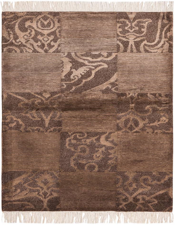 Detail image of 2' 9 x 4' 11 Hand Knotted Darya Wool Rug