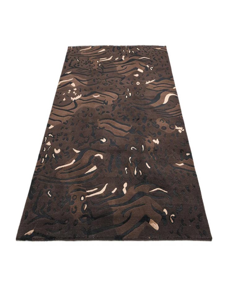Detail image of 5' 7 x 8' Hand Knotted Darya Wool Rug