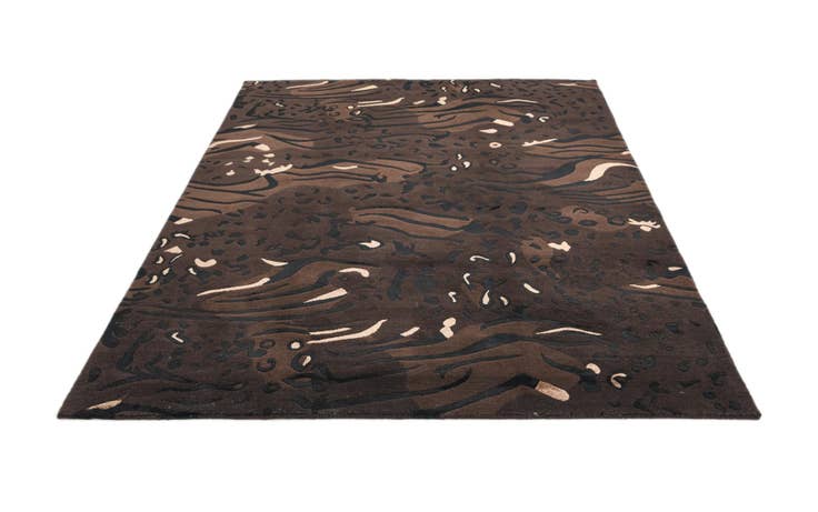 Detail image of 5' 7 x 8' Hand Knotted Darya Wool Rug