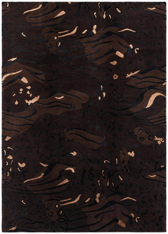 Detail image of 5' 7 x 8' Hand Knotted Darya Wool Rug