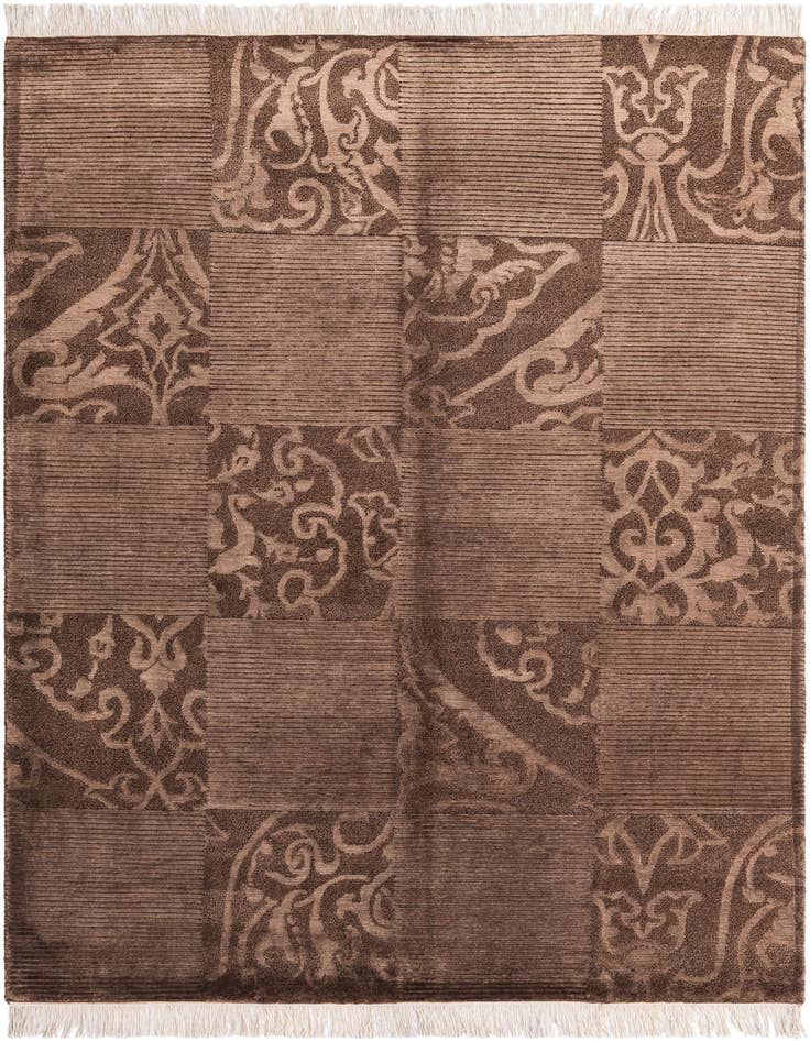 Detail image of 4' 10 x 6' 9 Hand Knotted Darya Wool Rug