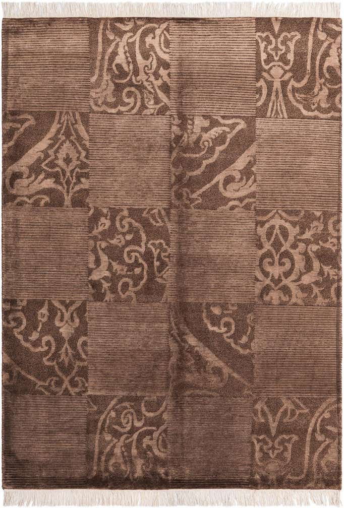 4' 10 x 6' 9 Hand Knotted Darya Wool Rug