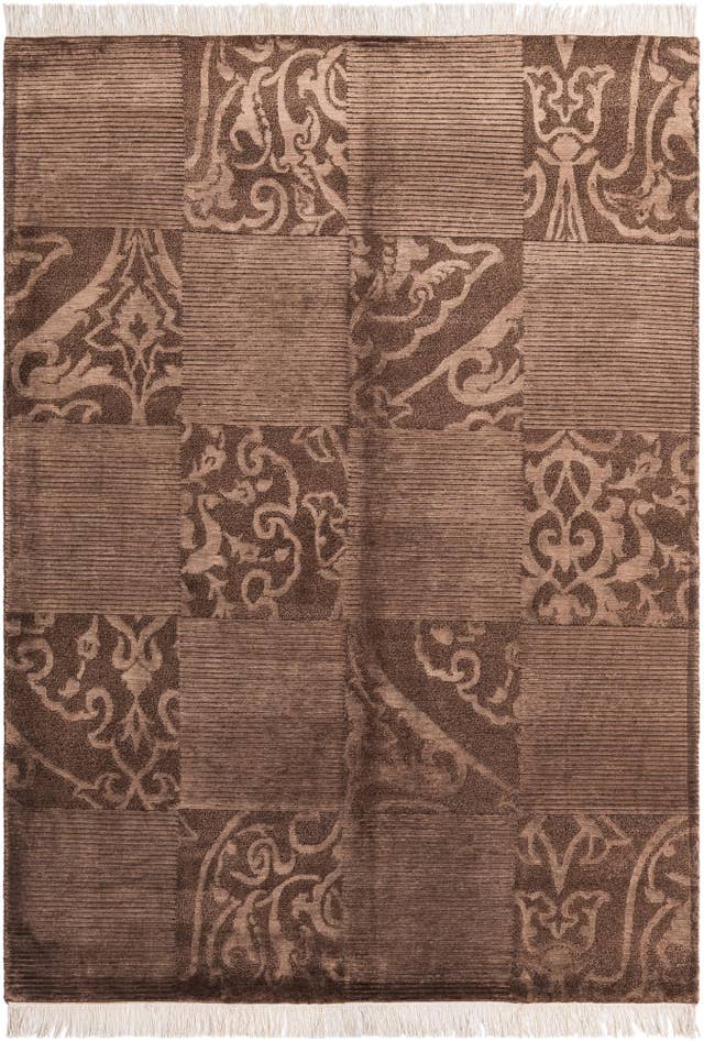 Detail image of 4' 10 x 6' 9 Hand Knotted Darya Wool Rug