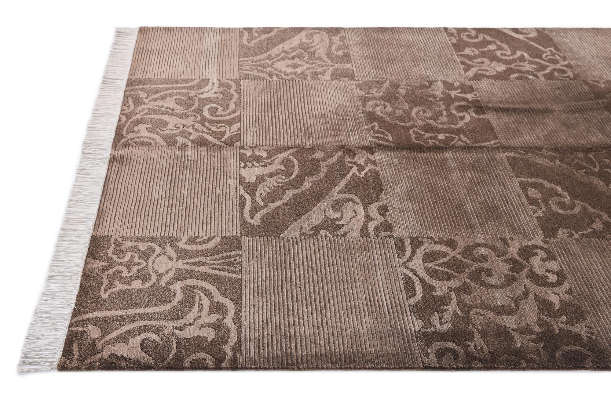 5' 1 x 6' 9 Hand Knotted Darya Wool Rug