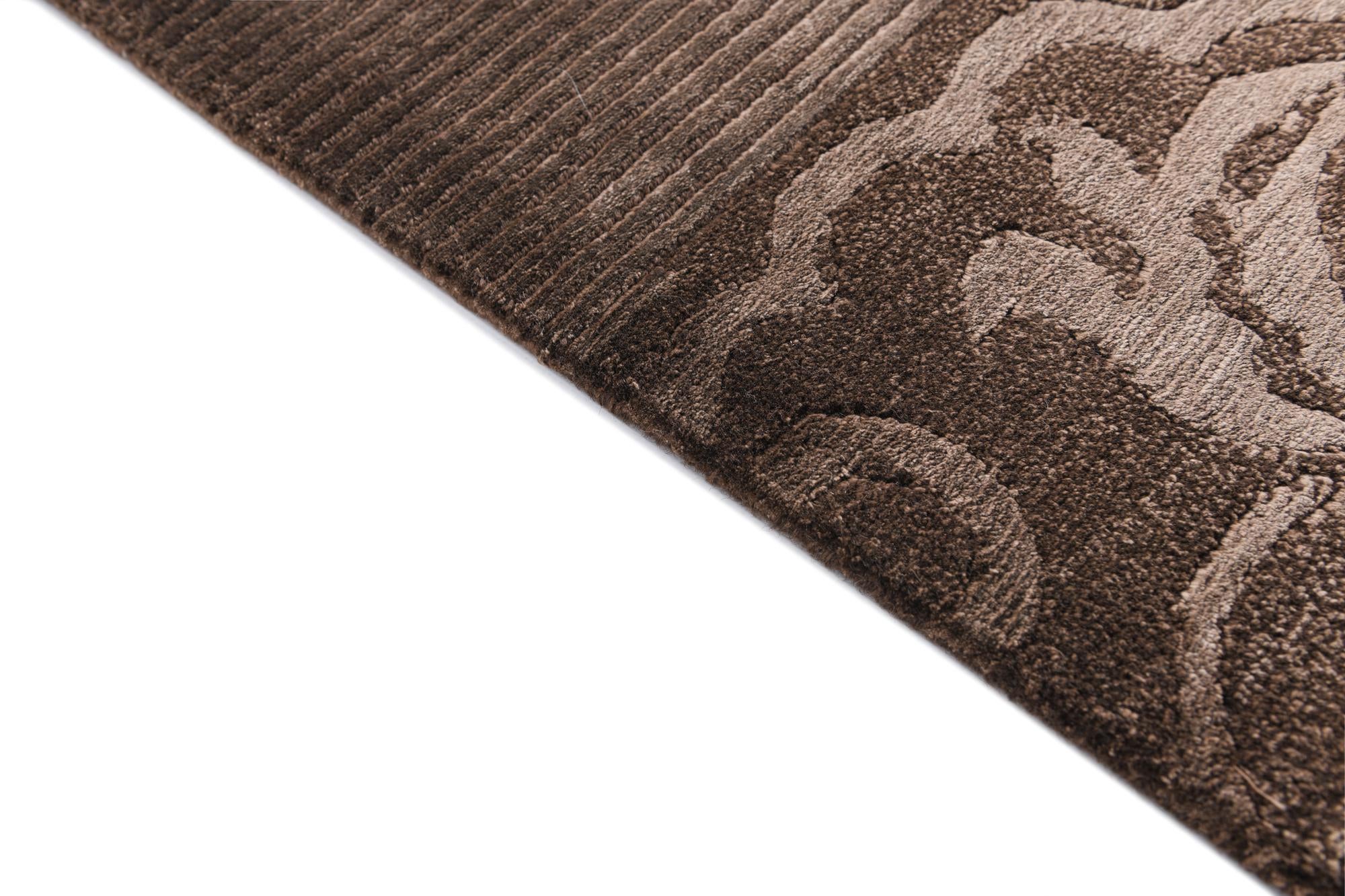 5' 1 x 6' 9 Hand Knotted Darya Wool Rug