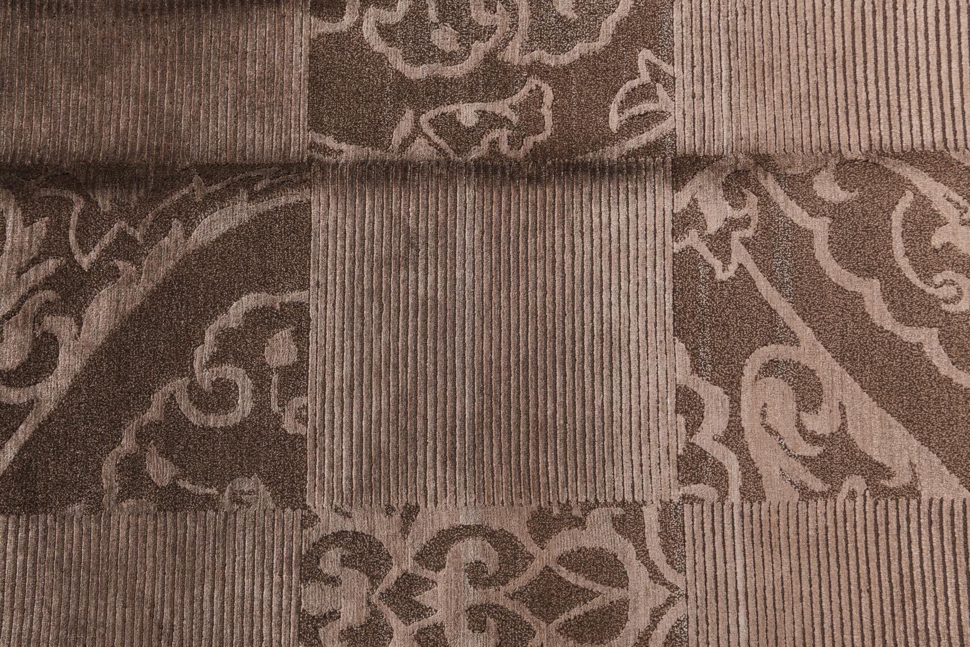 5' 1 x 6' 9 Hand Knotted Darya Wool Rug