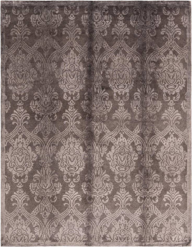 Detail image of 6' 9 x 10' Hand Knotted Darya Wool Rug