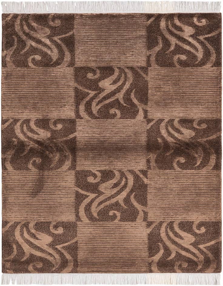 Detail image of 2' 8 x 5' 1 Hand Knotted Darya Wool Rug