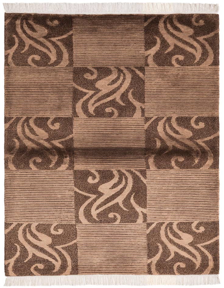 Detail image of 2' 8 x 5' 3 Hand Knotted Darya Wool Rug
