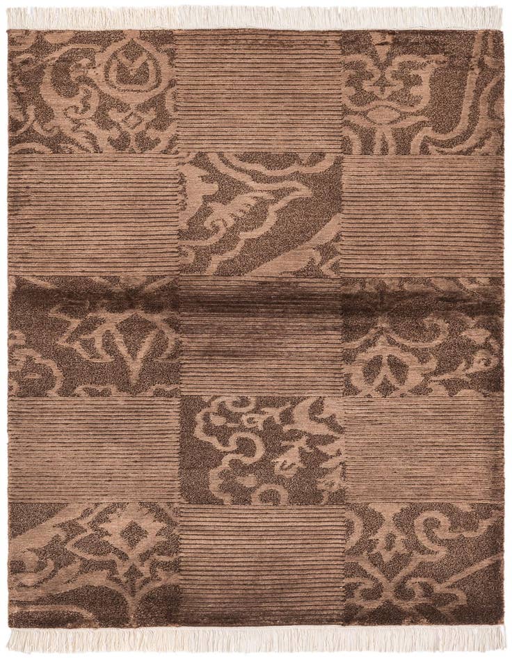 Detail image of 2' 7 x 5' Hand Knotted Darya Wool Rug