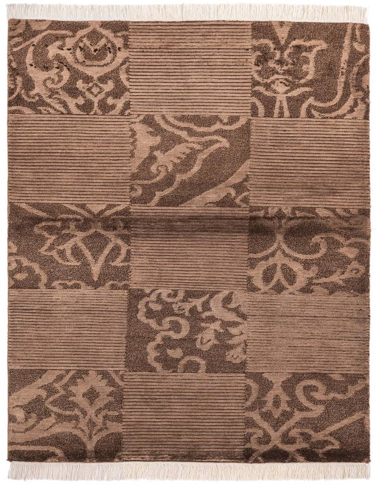 Detail image of 2' 7 x 5' Hand Knotted Darya Wool Rug