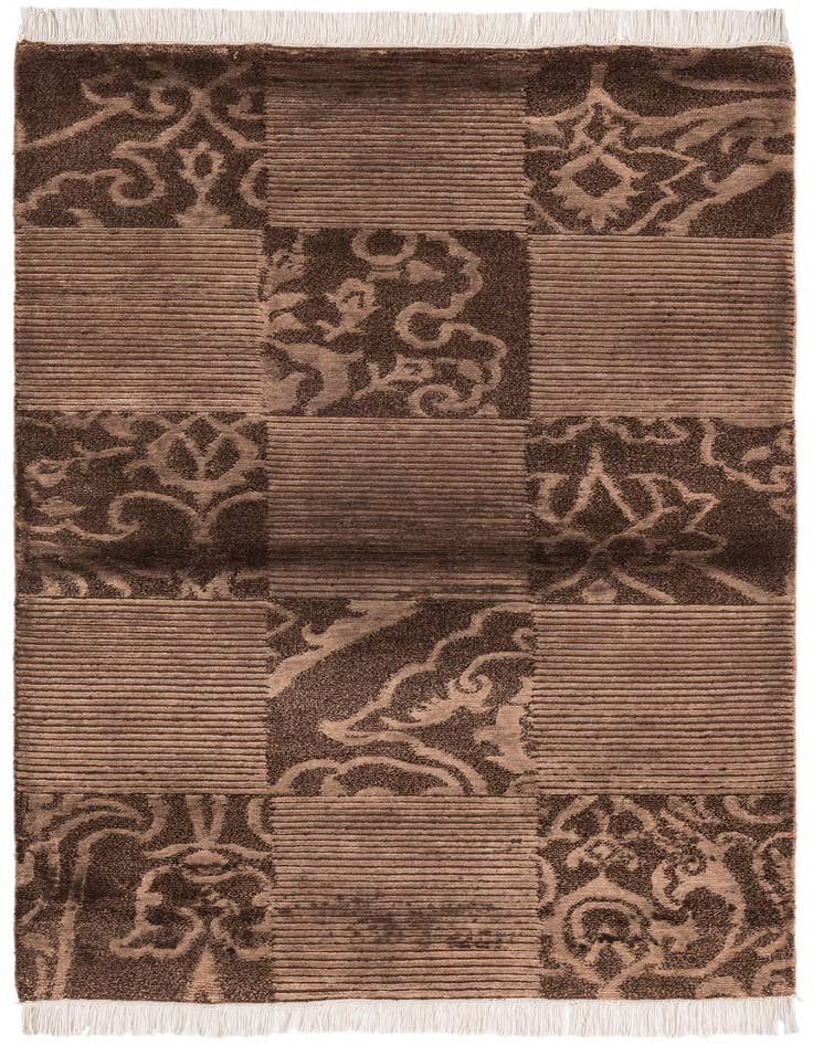 Detail image of 2' 7 x 5' 2 Hand Knotted Darya Wool Rug