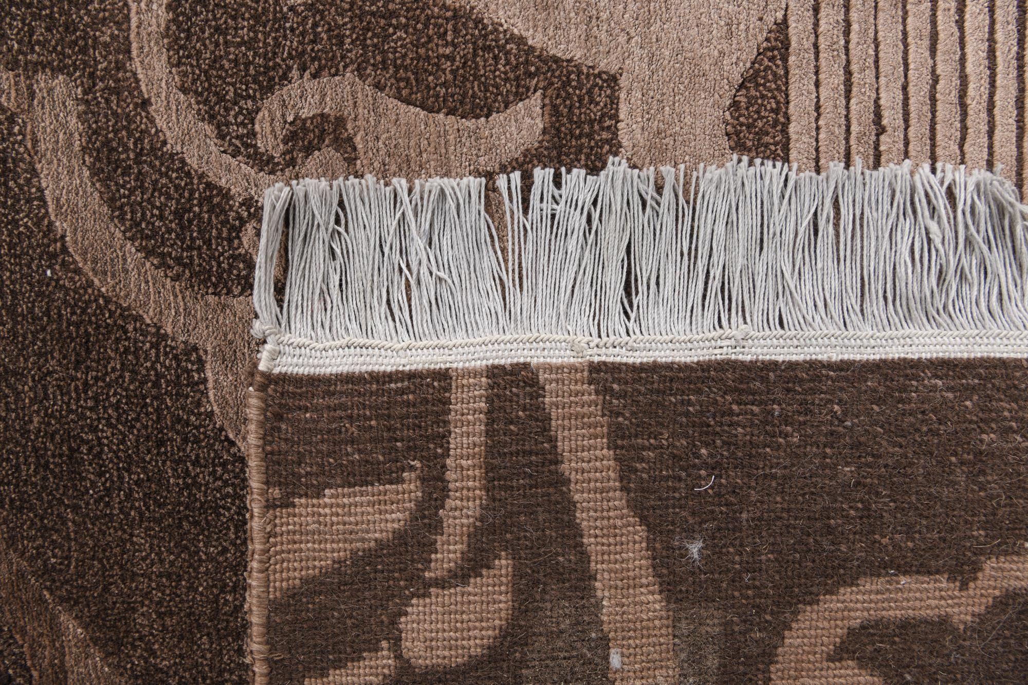 8' 4 x 11' 10 Hand Knotted Darya Wool Rug