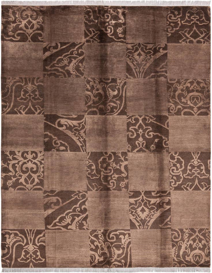 Detail image of 8' 4 x 11' 10 Hand Knotted Darya Wool Rug