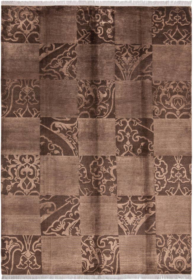 Detail image of 8' 4 x 11' 10 Hand Knotted Darya Wool Rug