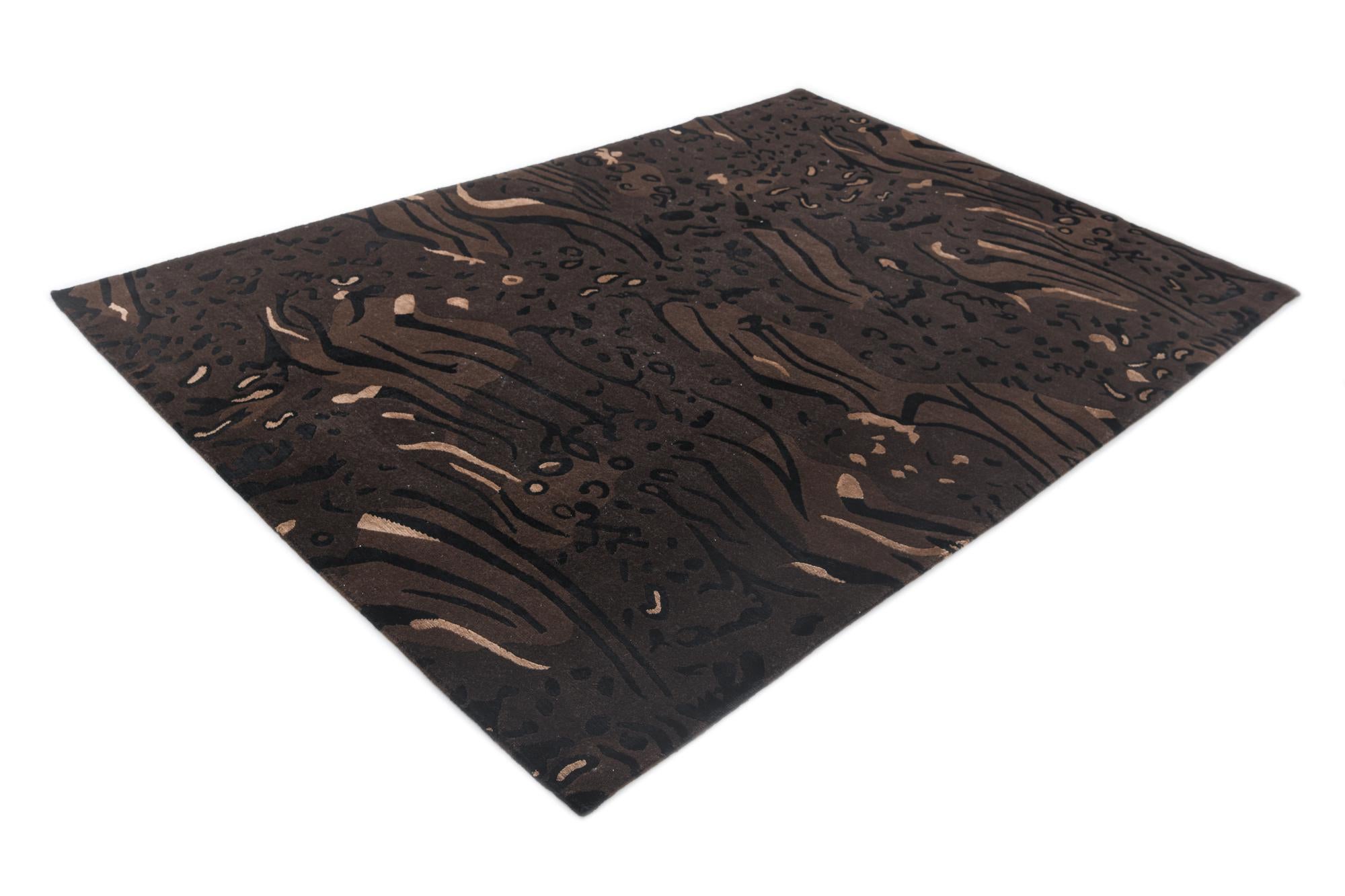 5' 8 x 8' Hand Knotted Darya Wool Rug