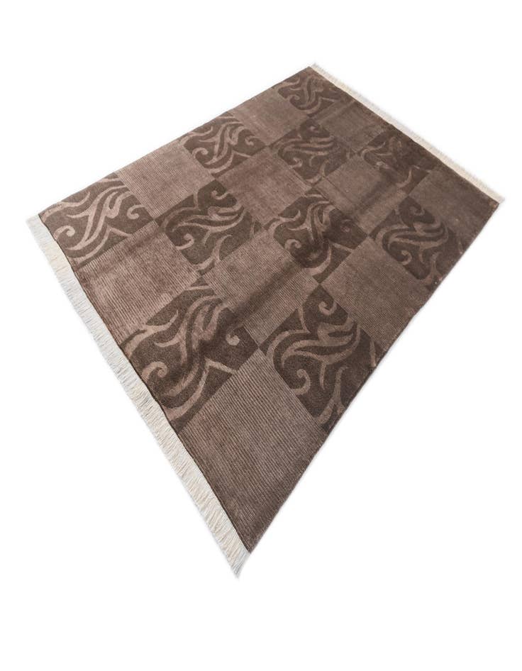 Detail image of 5' 8 x 7' 11  Hand Knotted Darya Wool Rug