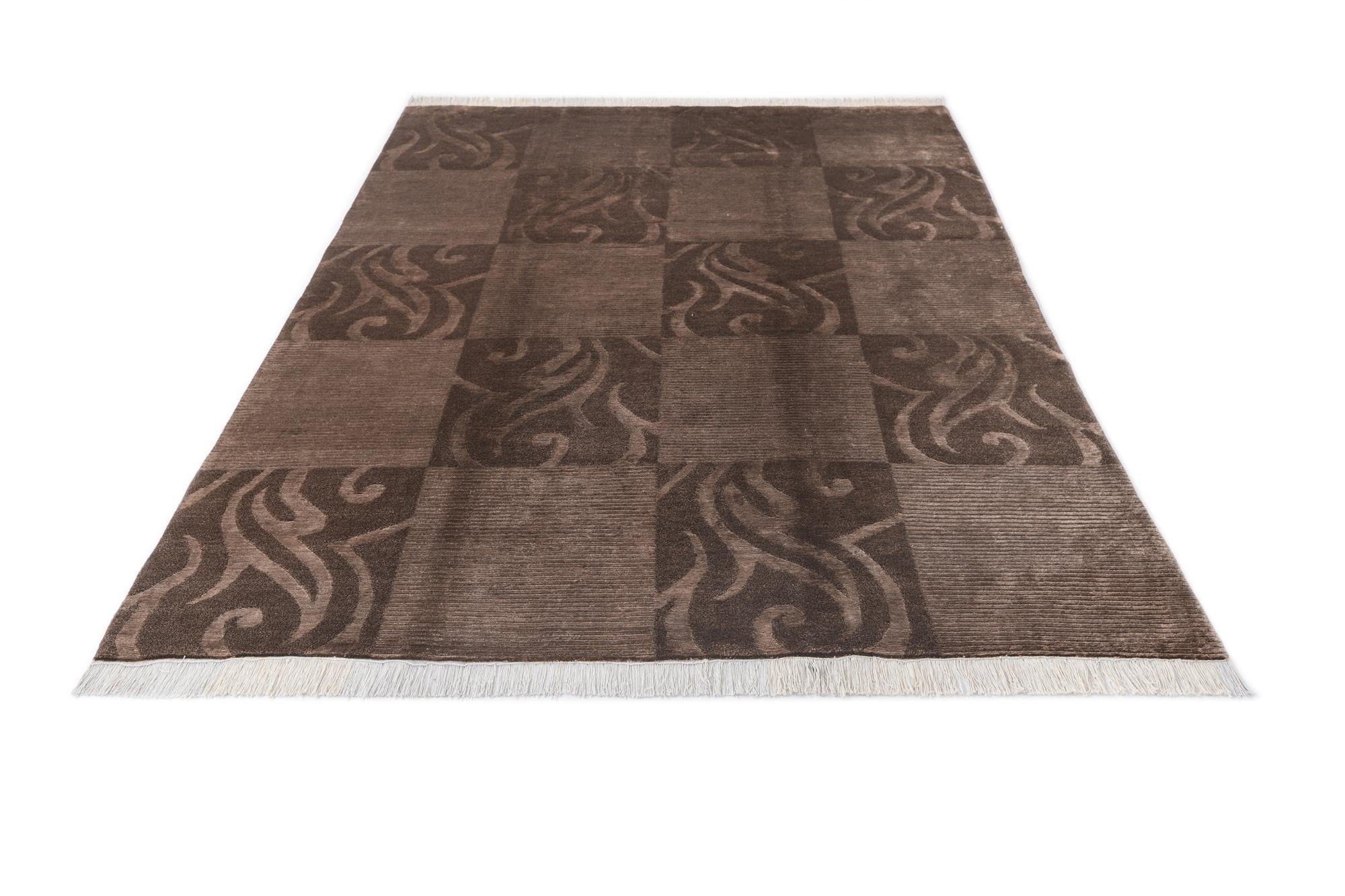 5' 8 x 7' 11 Hand Knotted Darya Wool Rug