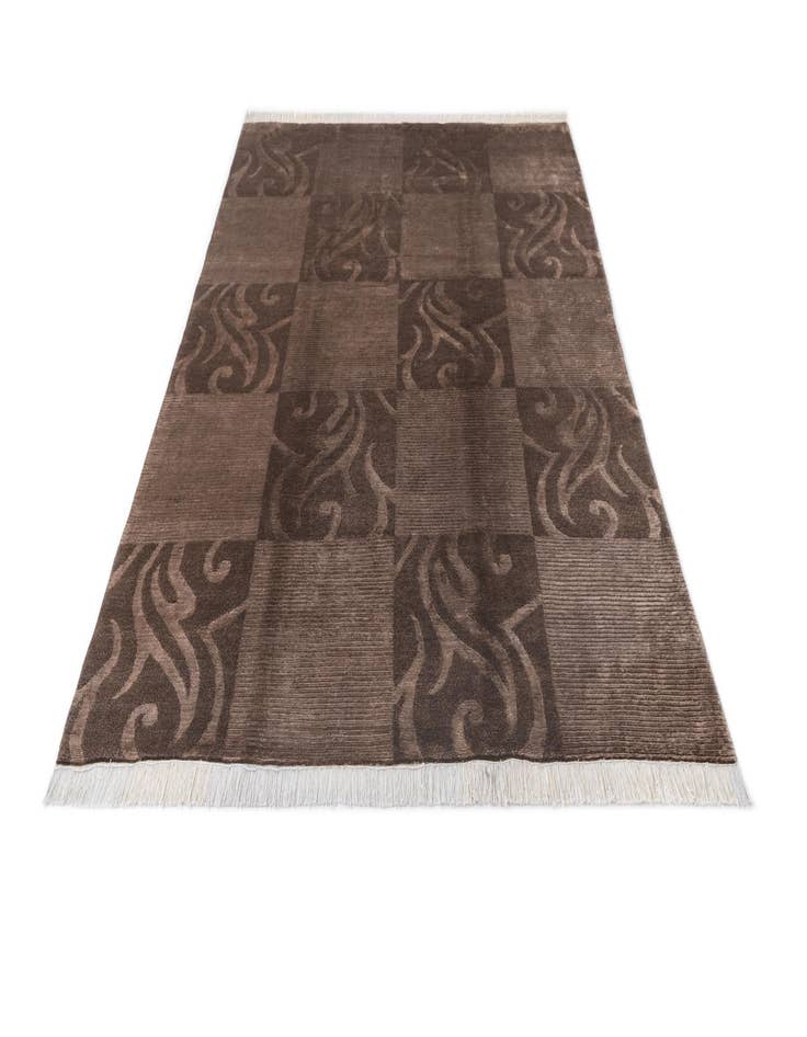 Detail image of 5' 8 x 7' 11  Hand Knotted Darya Wool Rug