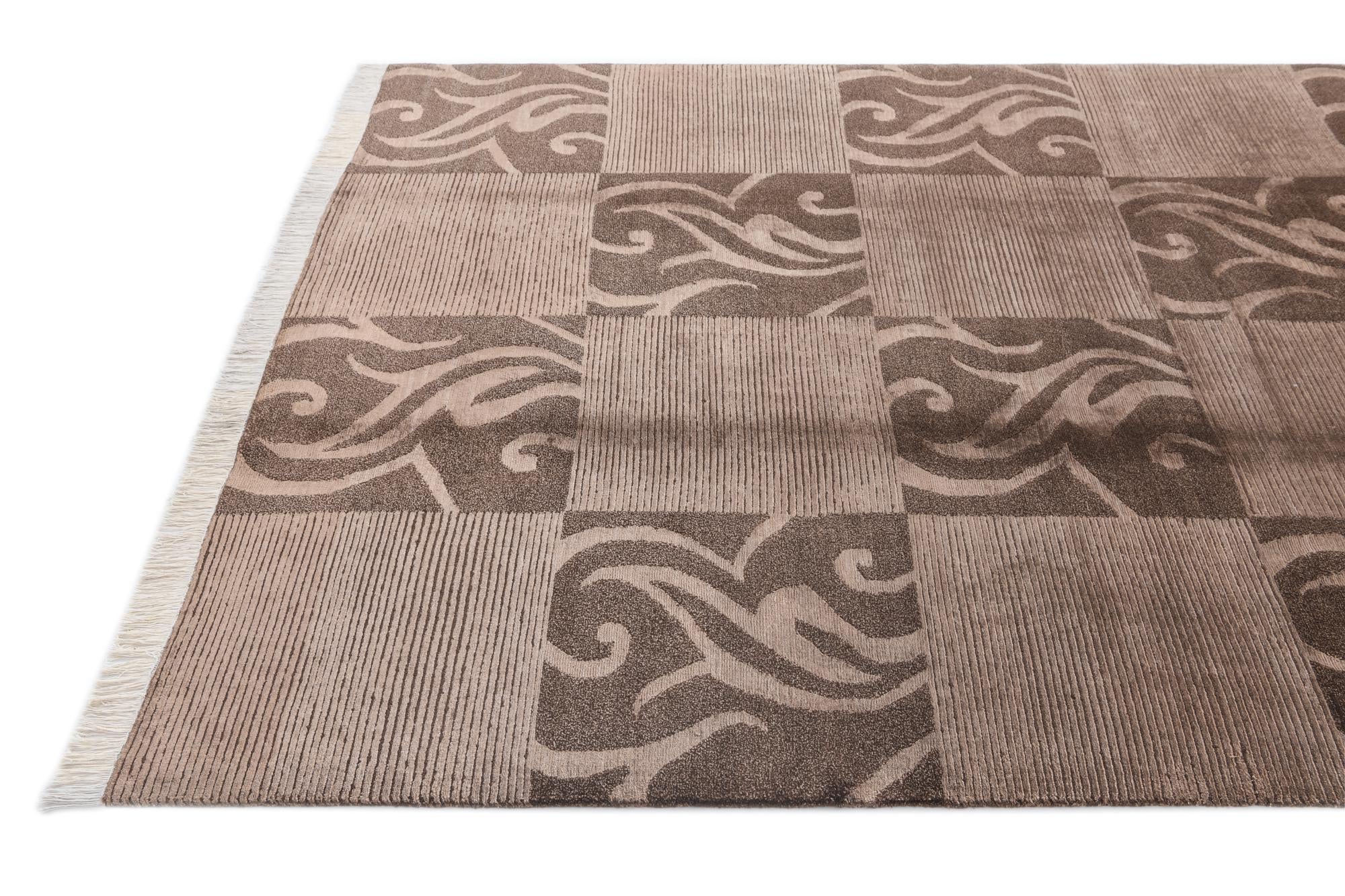 5' 8 x 7' 11 Hand Knotted Darya Wool Rug